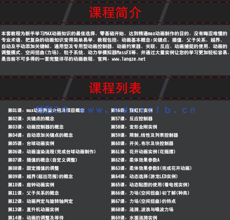 3Dmax动画入门到精通教程 完整版带课程素材(图2) (图2)