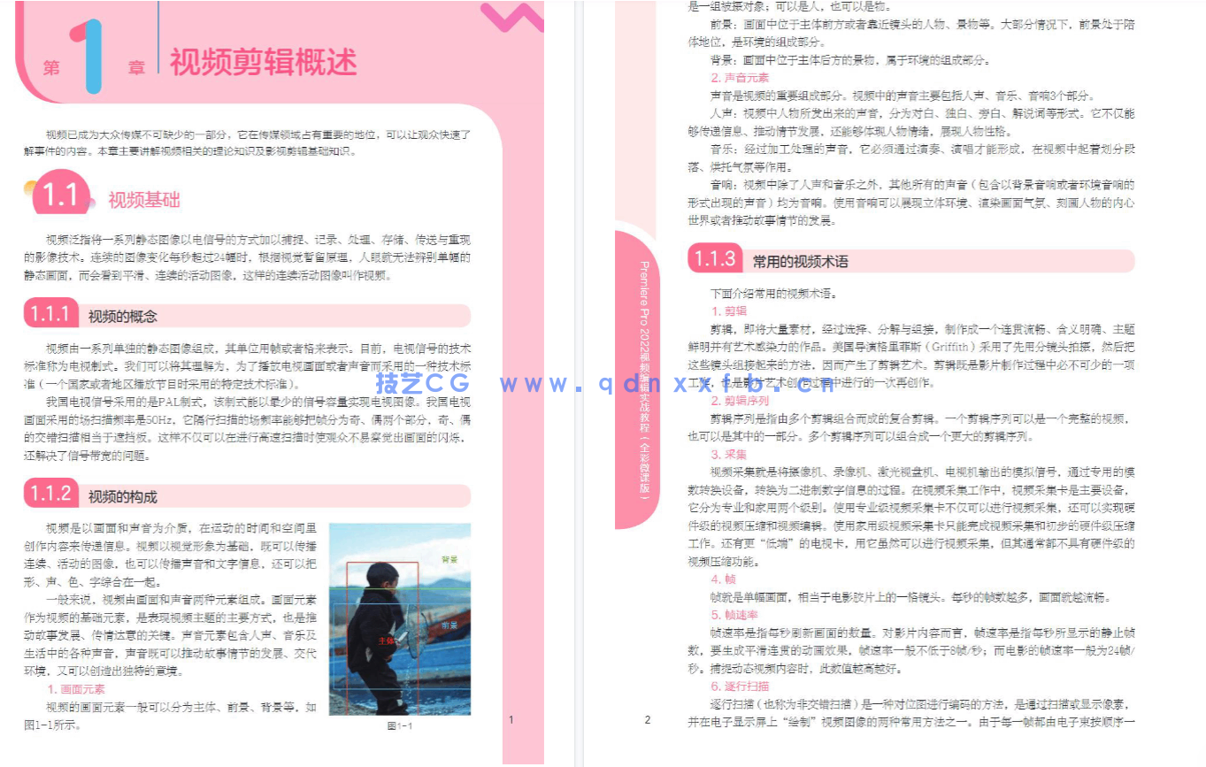 Premiere Pro 2022 视频编辑实战教程(全彩微课版)(图7) Premiere Pro 2022 视频编辑实战教程(全彩微课版)(图7)
