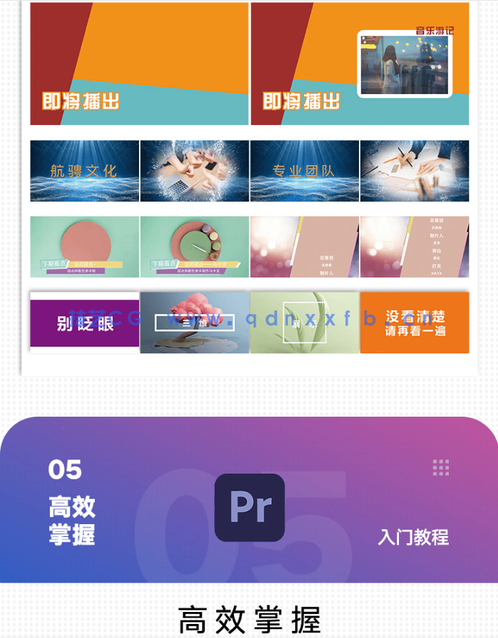 中文版Premiere Pro 2023入门教程(图9) 中文版Premiere Pro 2023入门教程(图9)