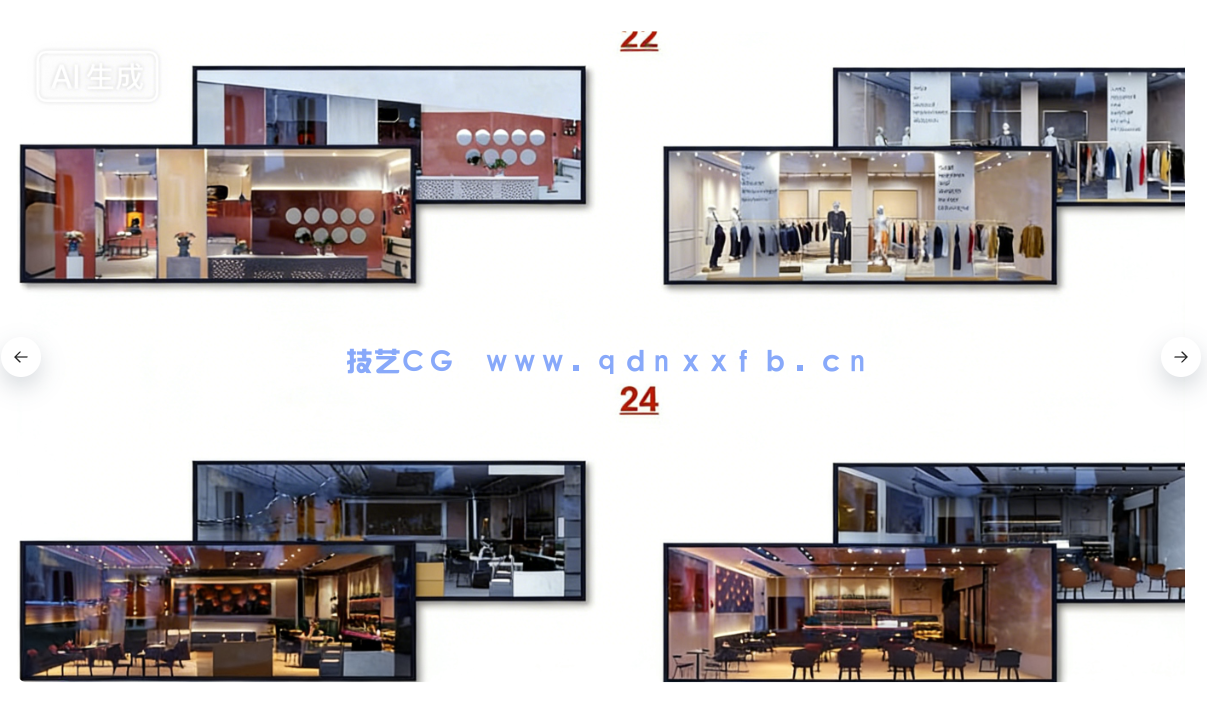 80个商场零售店铺空间场景室内设计3D模型(图8) 80个商场零售店铺空间场景室内设计3D模型(图8)