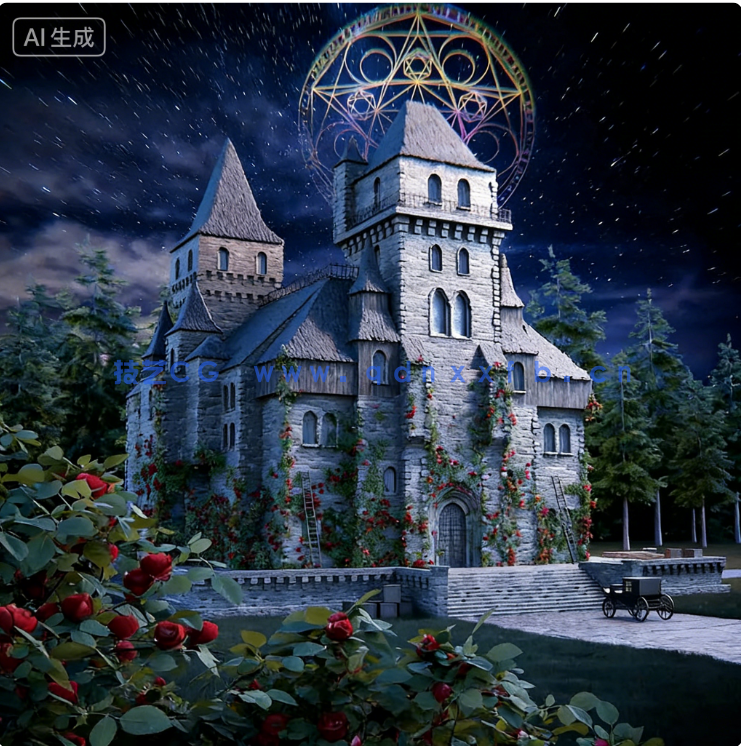 Blender魔法城堡场景(图1) Blender魔法城堡场景(图1)