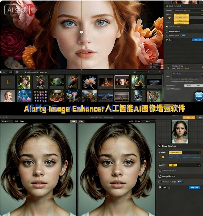 Aiarty Image Enhancer人工智能AI图像增强软件V3.10版(图1) Aiarty Image Enhancer人工智能AI图像增强软件V3.10版(图1)