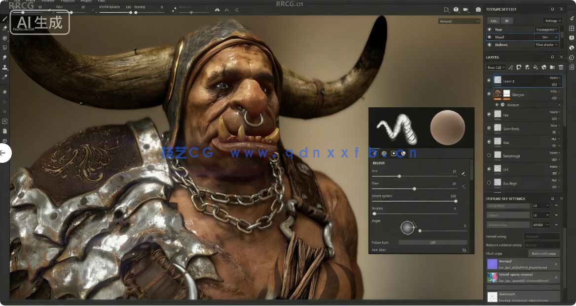Substance 3D Painter三维纹理材质绘制软件V12.0.1版(图4) Substance 3D Painter三维纹理材质绘制软件V12.0.1版(图4)
