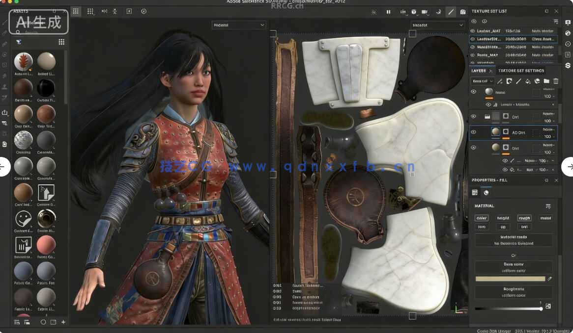 Substance 3D Painter三维纹理材质绘制软件V12.0.1版(图2) Substance 3D Painter三维纹理材质绘制软件V12.0.1版(图2)