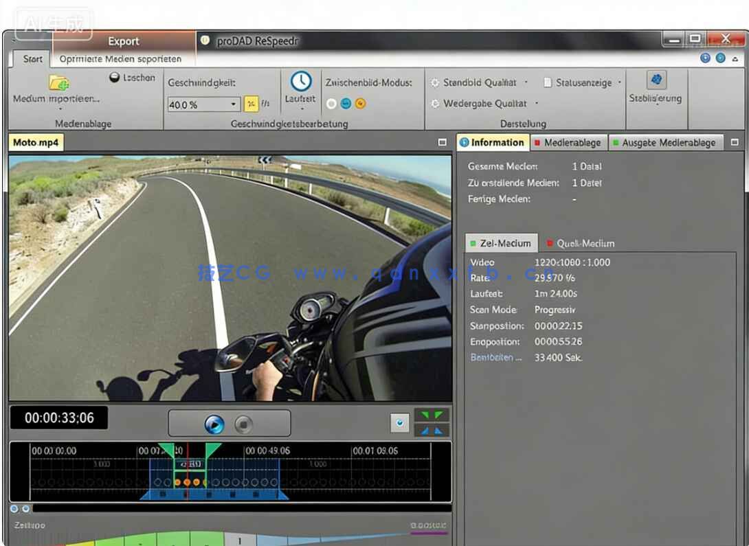 proDAD ReSpeedr超级慢动作视频优化编辑软件V2.0.211.1版(图3) proDAD ReSpeedr超级慢动作视频优化编辑软件V2.0.211.1版(图3)