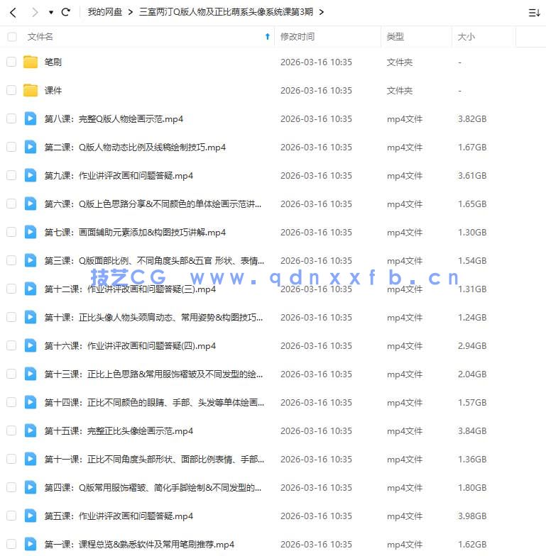 三室两汀Q版人物及正比萌系头像系统课第3期2025年(图1) 三室两汀Q版人物及正比萌系头像系统课第3期2025年(图1)