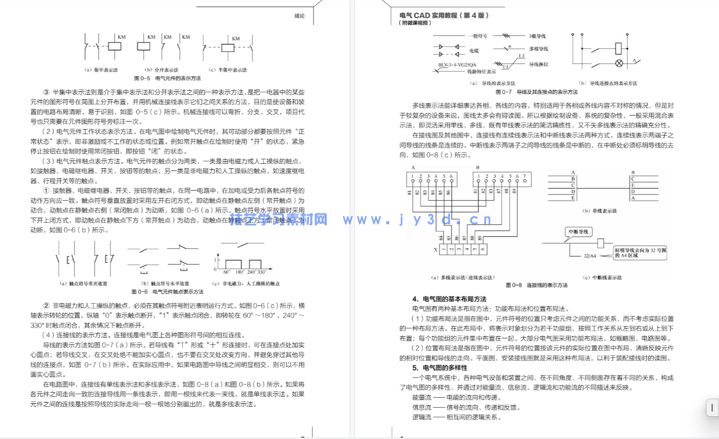 电气CAD实用教程(第4版)(附微课视频)(图7) 电气CAD实用教程(第4版)(附微课视频)(图7)
