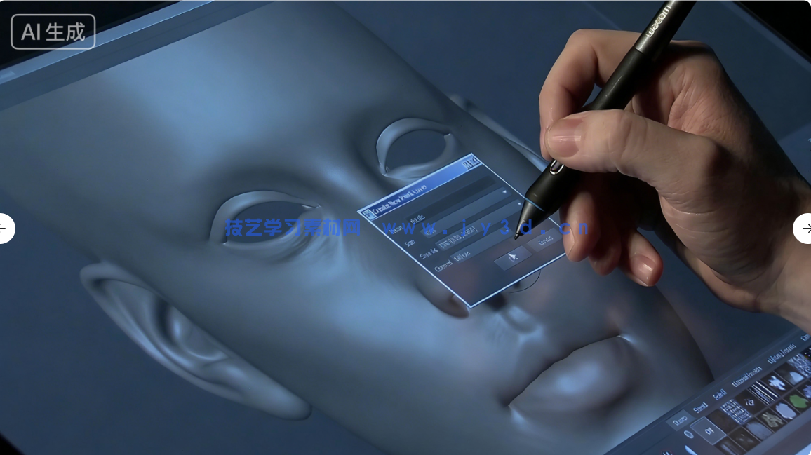 【中文字幕】写实女性角色创作现场论坛讲解视频教程(图2) 【中文字幕】写实女性角色创作现场论坛讲解视频教程(图2)