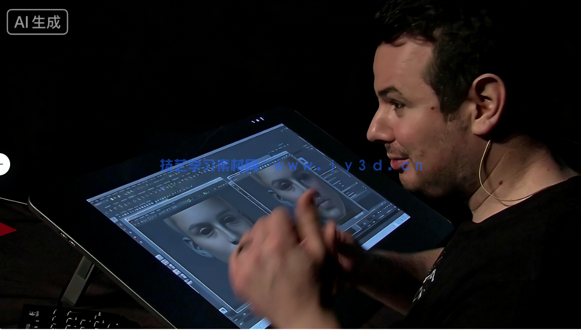 【中文字幕】写实女性角色创作现场论坛讲解视频教程(图4) 【中文字幕】写实女性角色创作现场论坛讲解视频教程(图4)