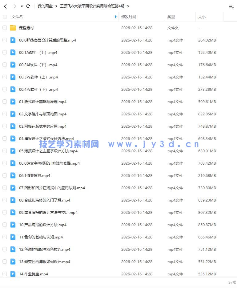 王云飞&大斌平面设计实用综合班第4期(图1)