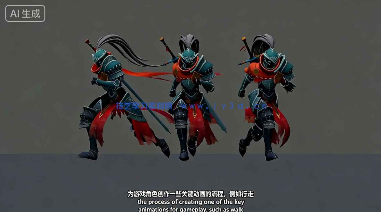 【中文字幕】Maya游戏角色动画基础核心技术训练视频教程(图1) 【中文字幕】Maya游戏角色动画基础核心技术训练视频教程(图1)