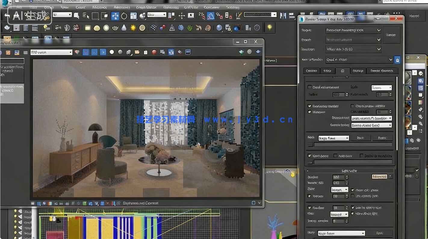 3dsMax中V-Ray室内设计渲染技术核心训练视频教程(图4)
