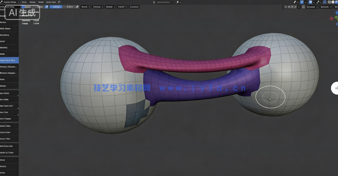 Sculpt Bridge Tool桥接结构Blender插件V1.0版(图5) Sculpt Bridge Tool桥接结构Blender插件V1.0版(图5)