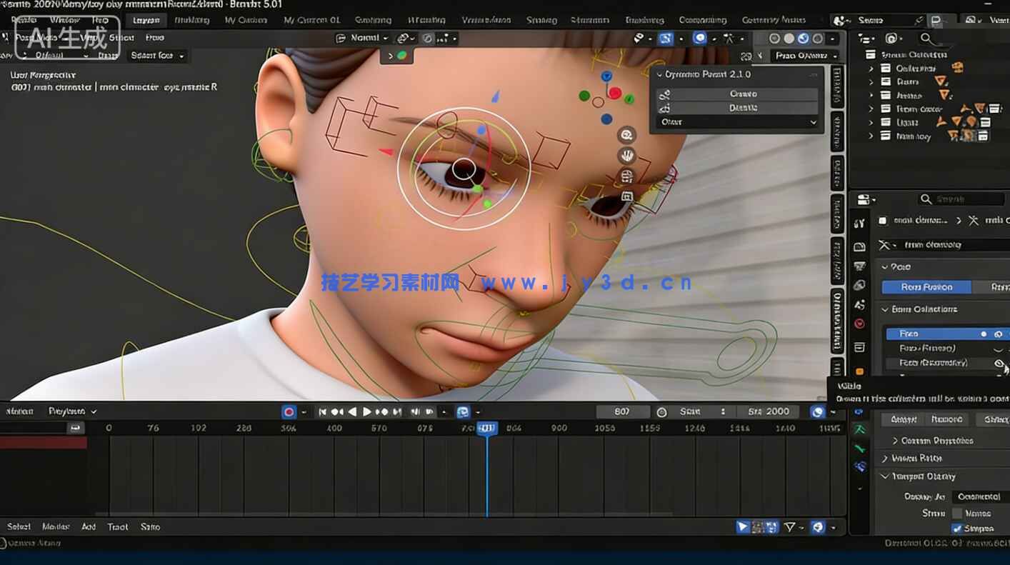 【中文字幕】Blender 3D动画短片完整项目制作全流程视频教程(图2) 【中文字幕】Blender 3D动画短片完整项目制作全流程视频教程(图2)