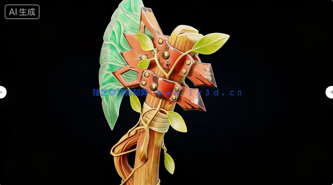 【中文字幕】Blender游戏战斧从概念设计到最终成品全流程制作视(图3)