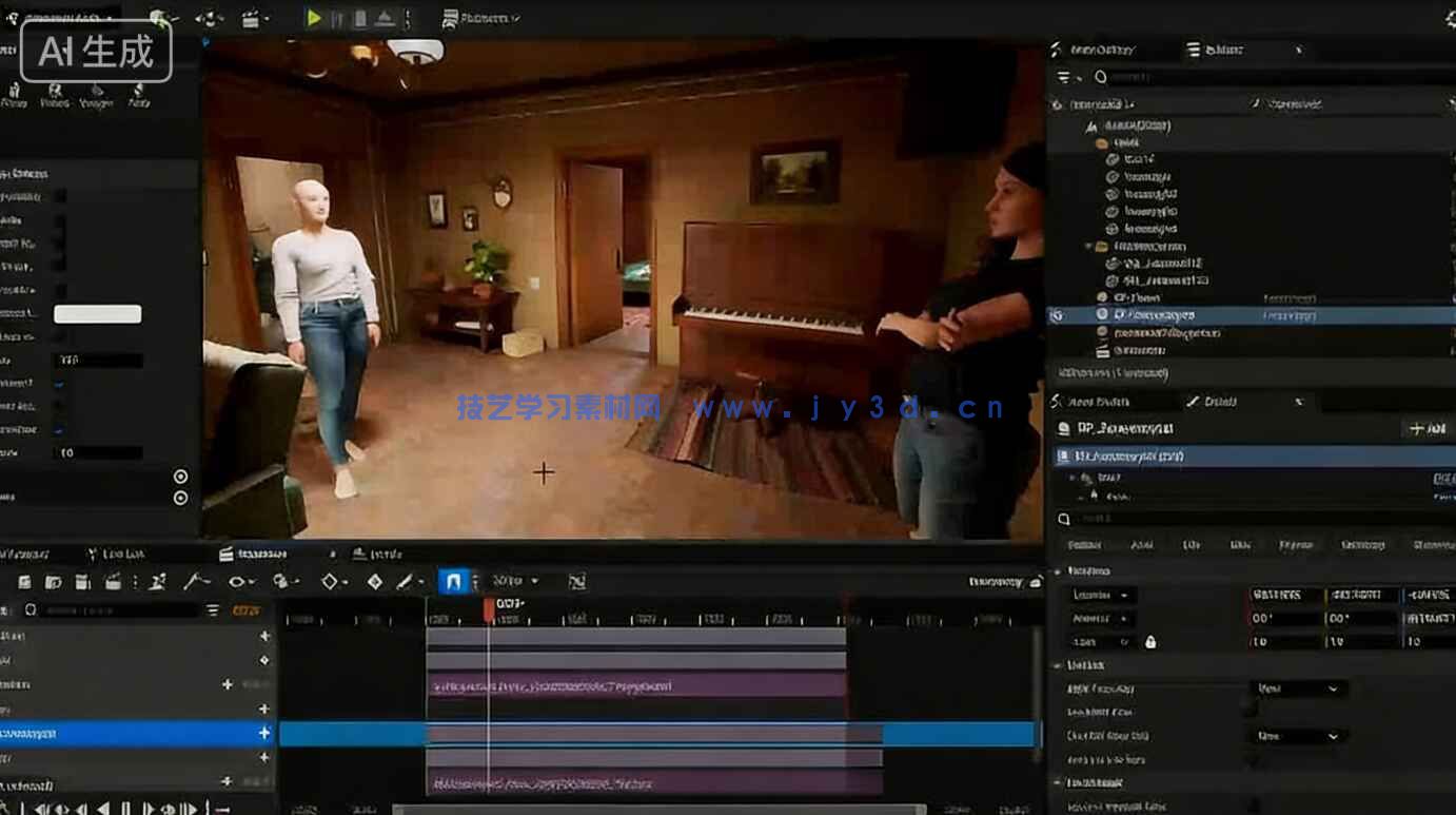 【中文字幕】UE5与MetaHuman电影级角色动作捕捉动画短片制作视频教程(图3)