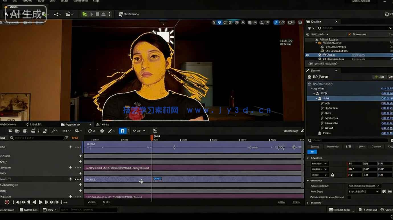 【中文字幕】UE5与MetaHuman电影级角色动作捕捉动画短片制作视频教程(图9)