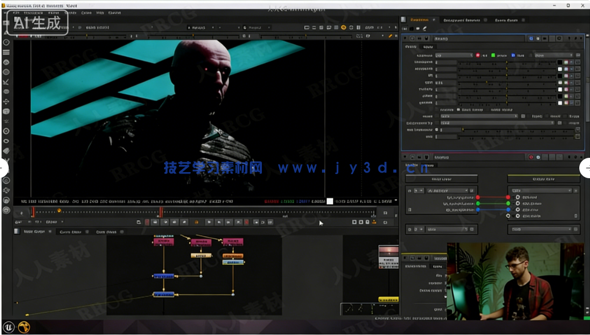 本教程是关于【中文字幕】Nuke与UE好莱坞影视级特效合成大师班视频教程(图2) Nuke与UE好莱坞影视级特效合成大师班视频教程(图2)