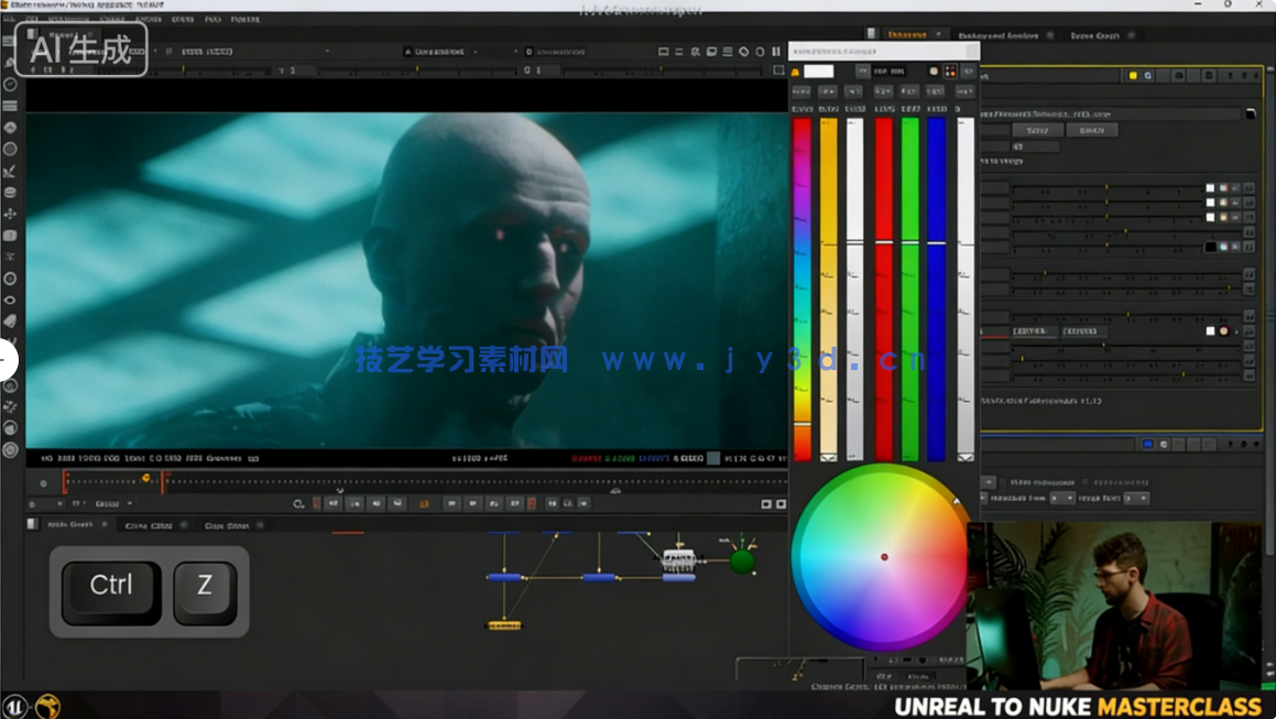 本教程是关于【中文字幕】Nuke与UE好莱坞影视级特效合成大师班视频教程(图6) Nuke与UE好莱坞影视级特效合成大师班视频教程(图6)