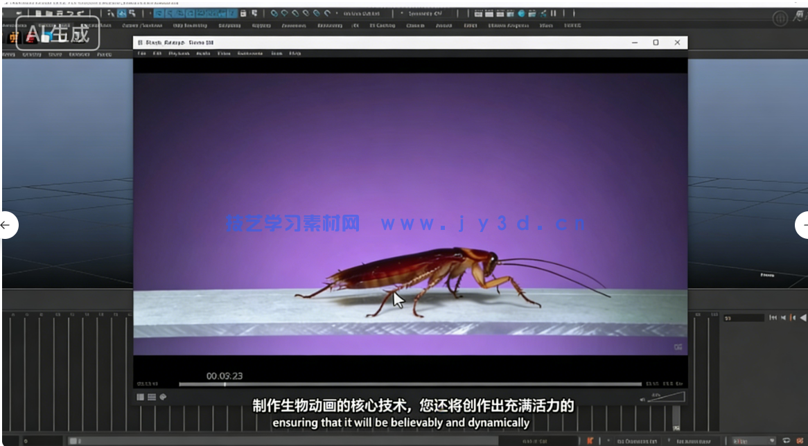 【中文字幕】Maya异形生物游戏动画大师班视频教程(图2) 【中文字幕】Maya异形生物游戏动画大师班视频教程(图2)
