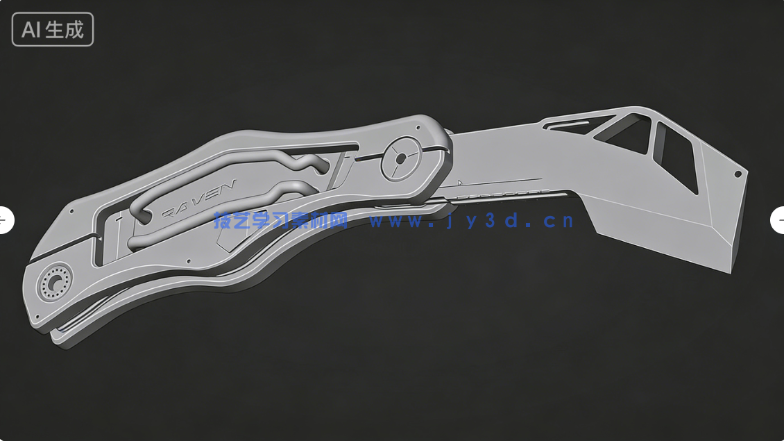 Blender刀具设计硬表面建模制作流程视频教程(图5)