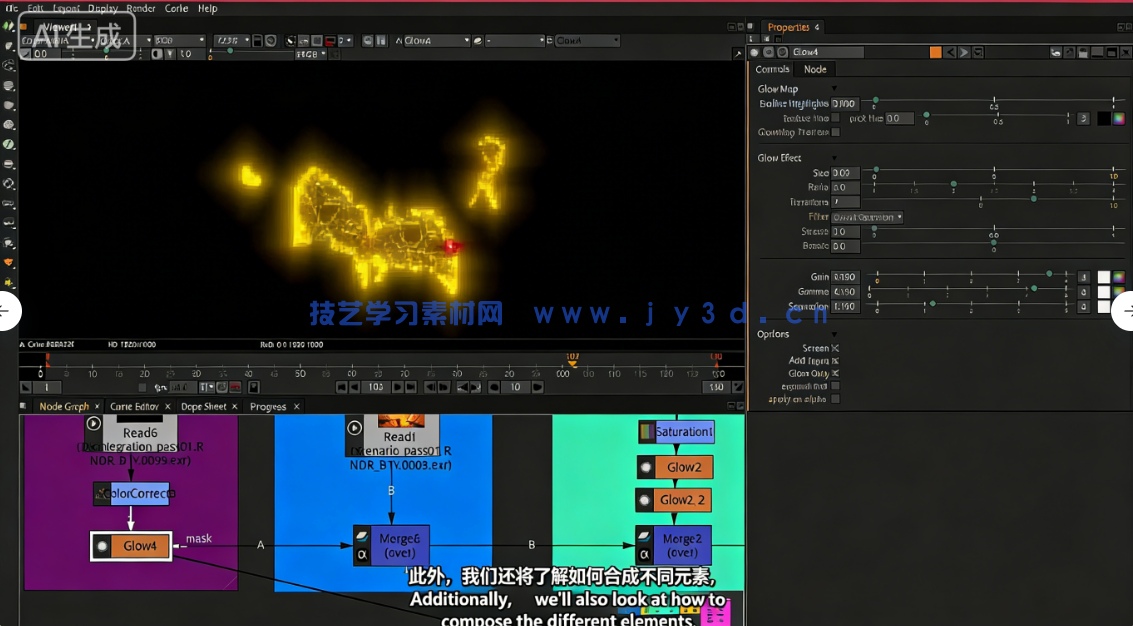 Houdini科幻环境电流与能量特效制作视频教程(图5) Houdini科幻环境电流与能量特效制作视频教程(图5)
