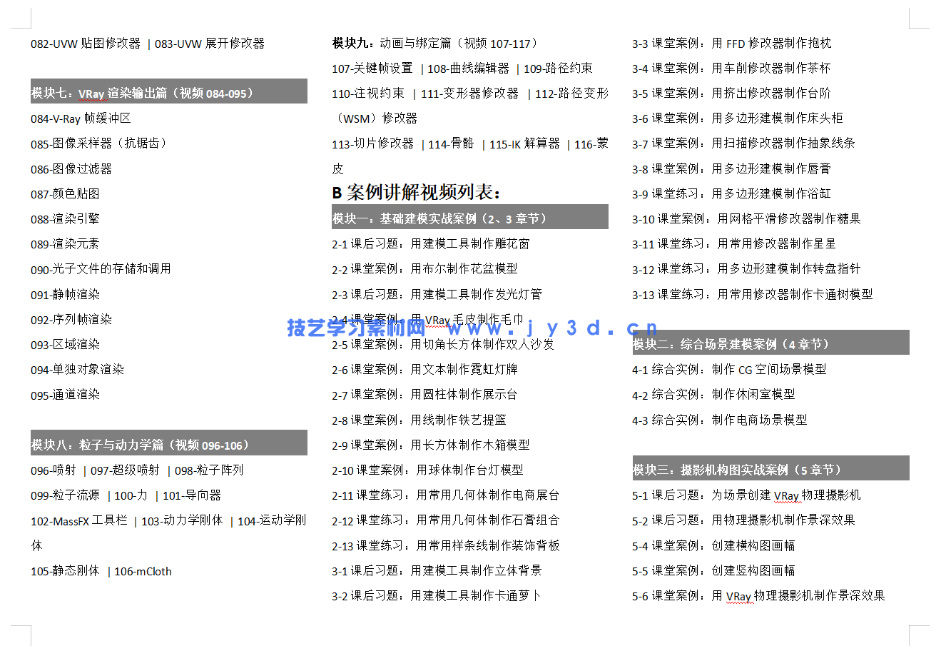 3dMax建模渲染动画室内设计效果表现零基础入门到精通1v1指导培训(图8) 3dMax建模渲染动画室内设计效果表现零基础入门到精通1v1指导培训(图9)