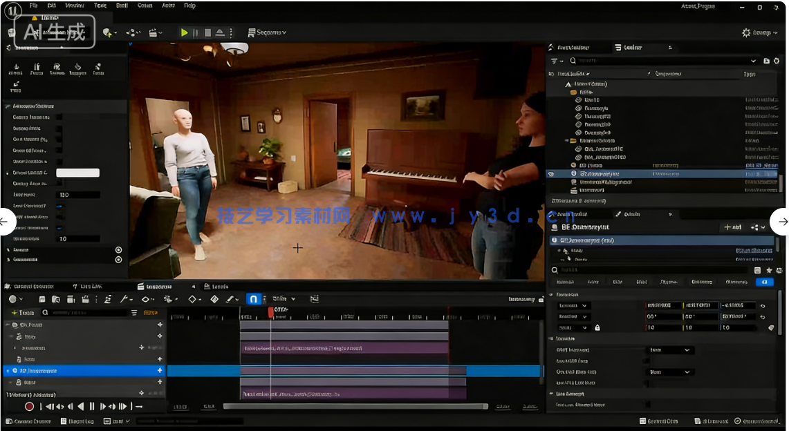 UE5与MetaHuman电影级角色动作捕捉动画短(图1)