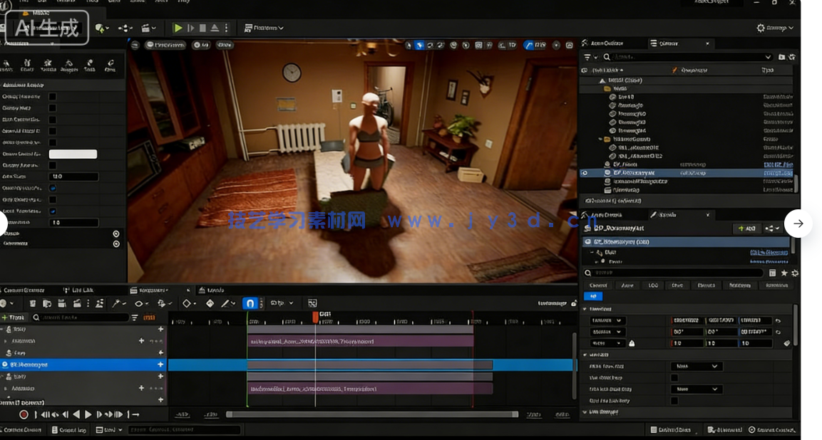 UE5与MetaHuman电影级角色动作捕捉动画短(图5)