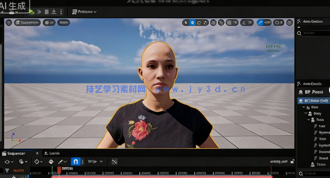 UE5与MetaHuman电影级角色动作捕捉动画短(图7)