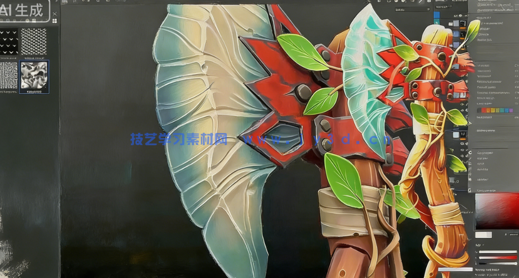 Blender游戏战斧从概念设计到最终成品全流程制作视(图7) Blender游戏战斧从概念设计到最终成品全流程制作视(图7)