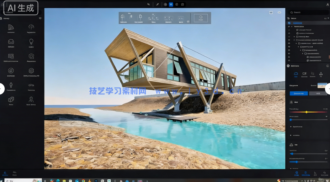 Twinmotion 2025实时渲染全流程大师班视频教程(图2)