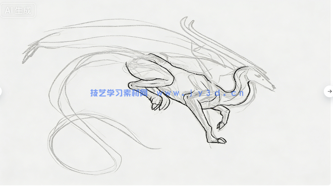 龙类生物系统性解剖绘画原理实战训练视频教程(图3)