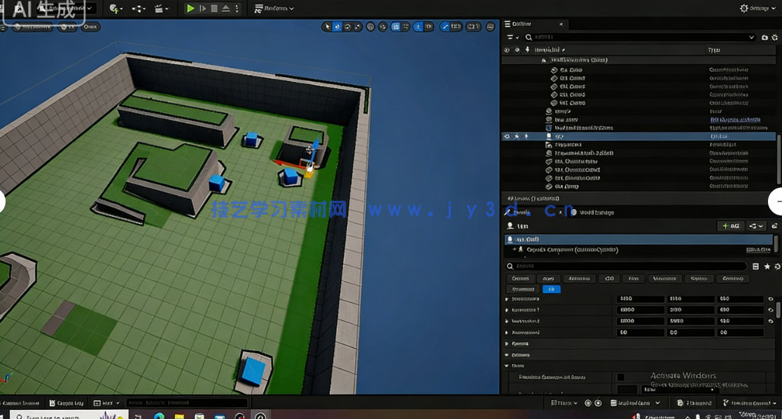 UE5恐怖逃生手游制作实战训练视频教程(图8) UE5恐怖逃生手游制作实战训练视频教程(图8)