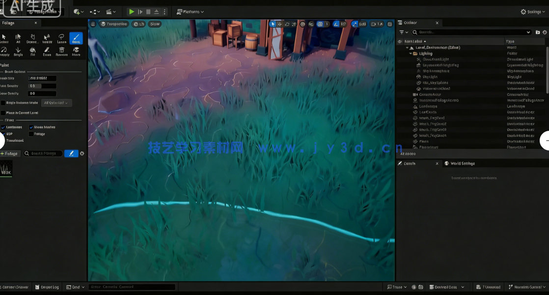 Blender与UE5塞尔达游戏场景完整制作流程视频教程(图3) Blender与UE5塞尔达游戏场景完整制作流程视频教程(图3)