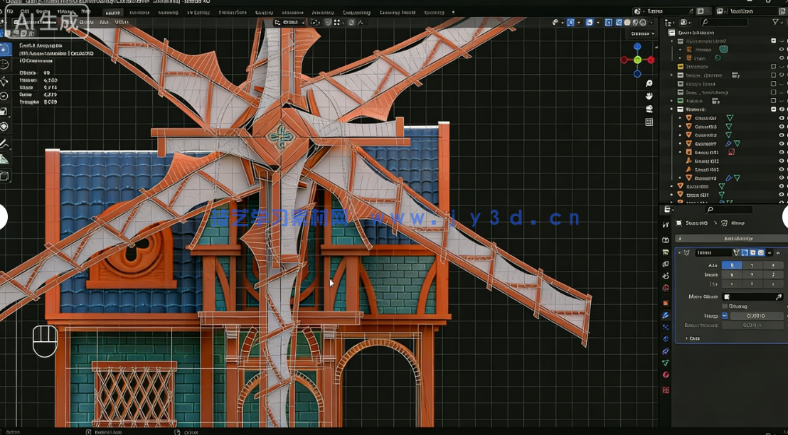 Blender与UE5塞尔达游戏场景完整制作流程视频教程(图5) Blender与UE5塞尔达游戏场景完整制作流程视频教程(图5)