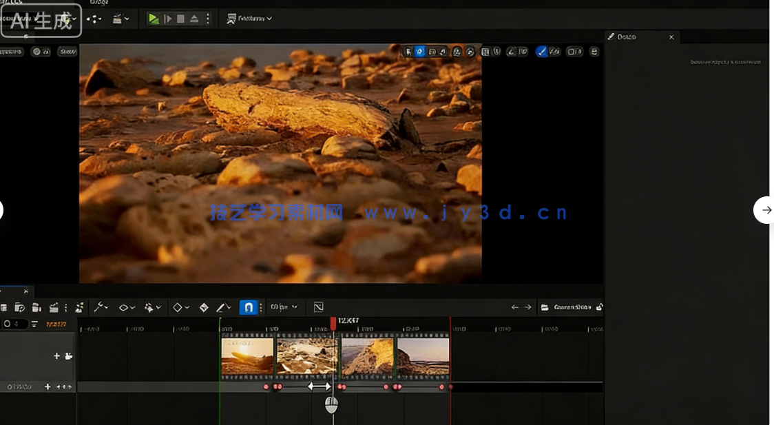 UE5环境艺术场景制作全面核心技能训练视频教(图5) UE5环境艺术场景制作全面核心技能训练视频教(图5)