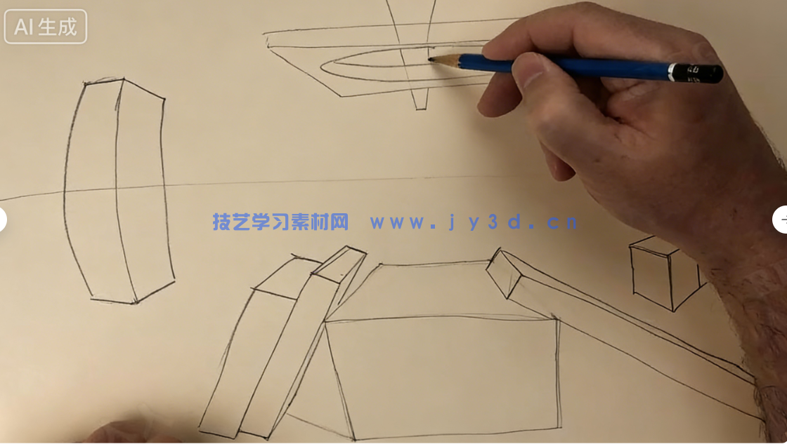 物体结构绘画基础原理深度解析视频教程(图3) 物体结构绘画基础原理深度解析视频教程(图3)