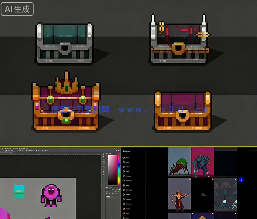 Aseprite像素游戏艺术全面指南视频教程(图8)