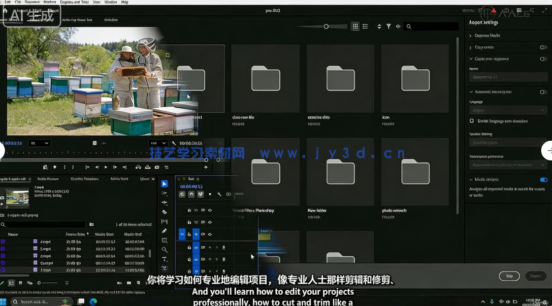 Premiere Pro 2026全新AI工具与传统工作流结合(图5) Premiere Pro 2026全新AI工具与传统工作流结合(图5)