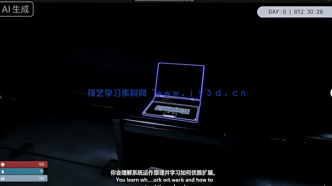 UE5蓝图系统制作月球基地生存游戏视频教程(图9) UE5蓝图系统制作月球基地生存游戏视频教程(图9)