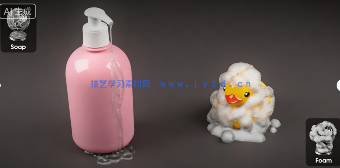 Fluid Painter流体绘制表面Blender插件V1.4.1版(图9) Fluid Painter流体绘制表面Blender插件V1.4.1版(图9)
