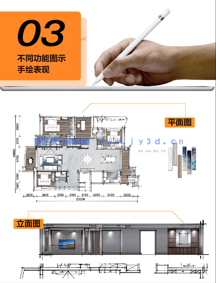 iPad+Procreate室内设计手绘表现技法(图17) iPad+Procreate室内设计手绘表现技法(图17)