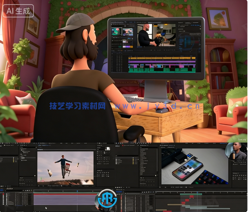 从Premiere Pro视频剪辑过渡到After Effects视(图7) 从Premiere Pro视频剪辑过渡到After Effects视(图7)
