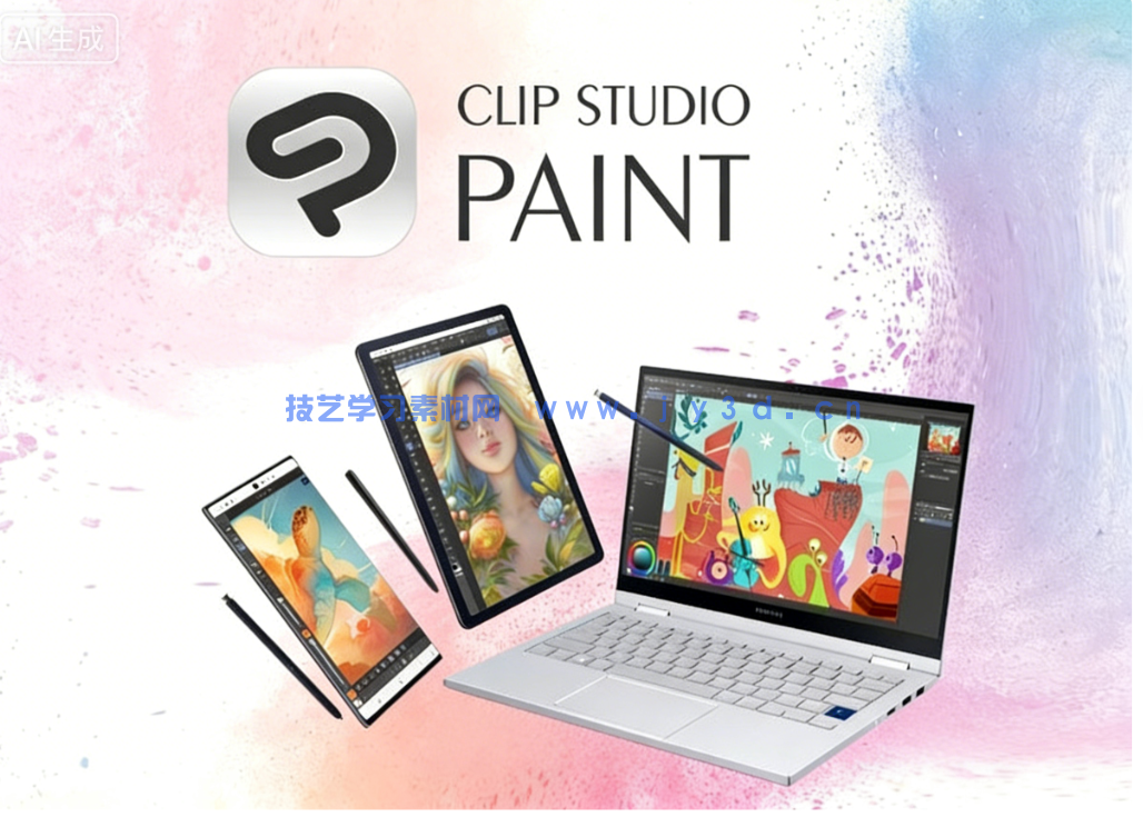 Clip Studio Paint EX漫画插画绘制软件V5.0.2版(图1)