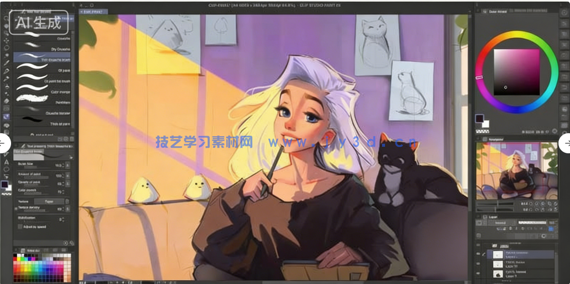 Clip Studio Paint EX漫画插画绘制软件V5.0.2版(图2)