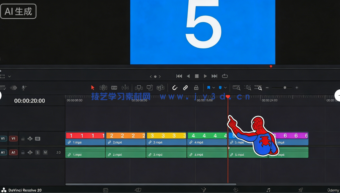 DaVinci Resolve 20视频剪辑零基础入门训练(图3) DaVinci Resolve 20视频剪辑零基础入门训练(图3)