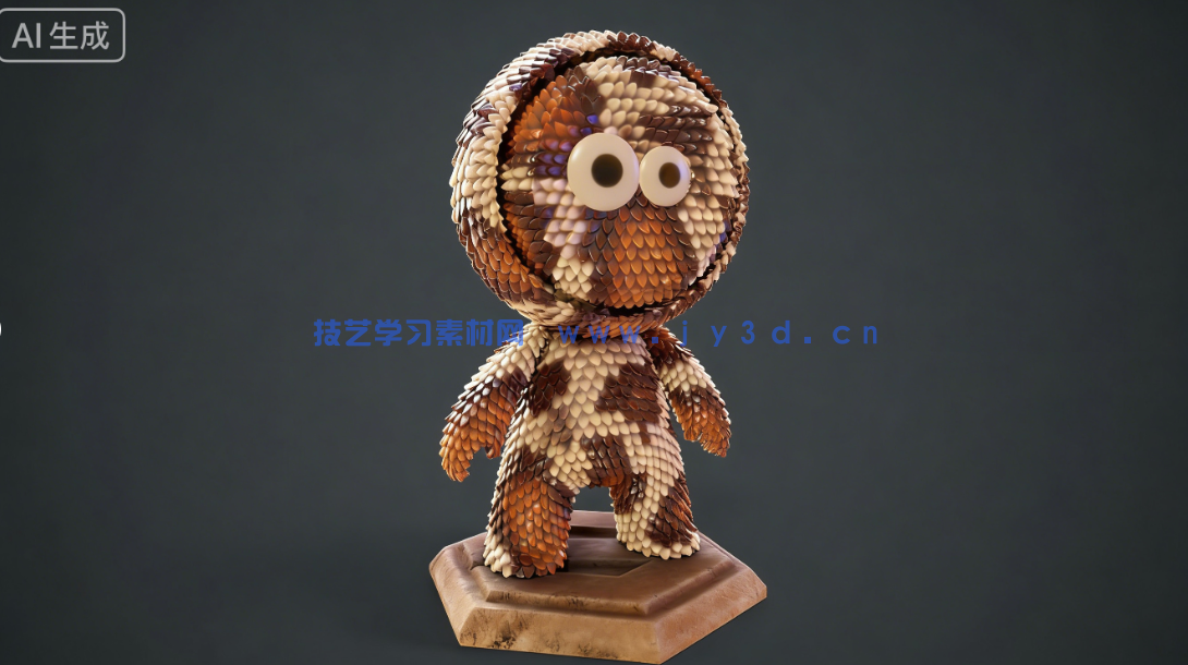 毛发蛇皮羽毛龙鳞Substance材质素材合集(图4) 毛发蛇皮羽毛龙鳞Substance材质素材合集(图4)