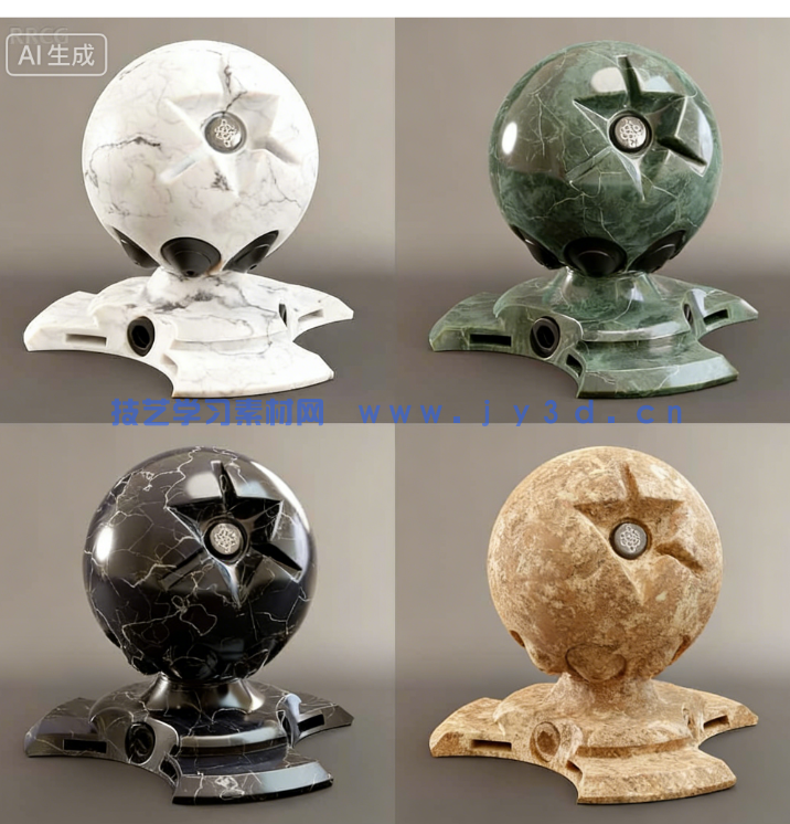 Sanctus Library程序性材质Blender插件V3.3.3版 附材质库(图2)