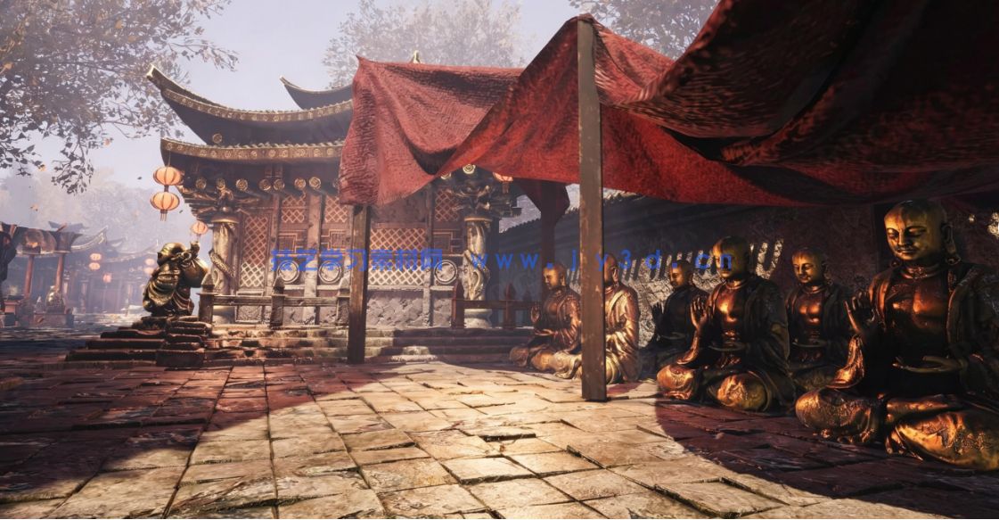 亚洲古代风格皇宫庭院环境场景Unity游戏素材(图4) 亚洲古代风格皇宫庭院环境场景Unity游戏素材(图4)